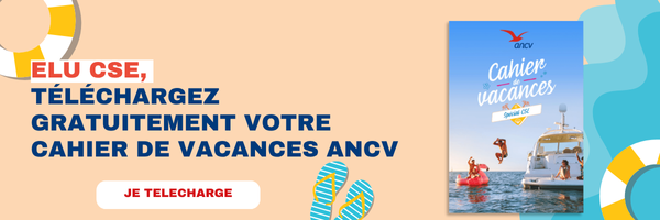 cahier de vacances ANCV pour les CSE